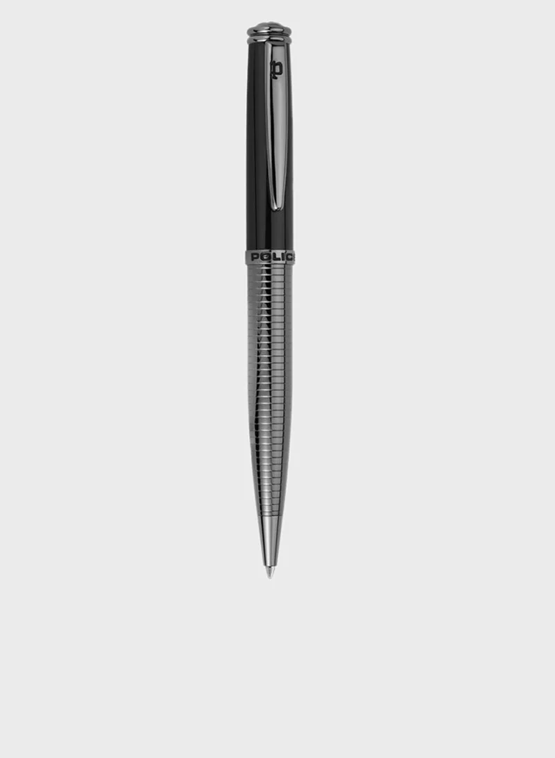 POLICE Police Collona Black Pen With Gun Metal Ion Plating