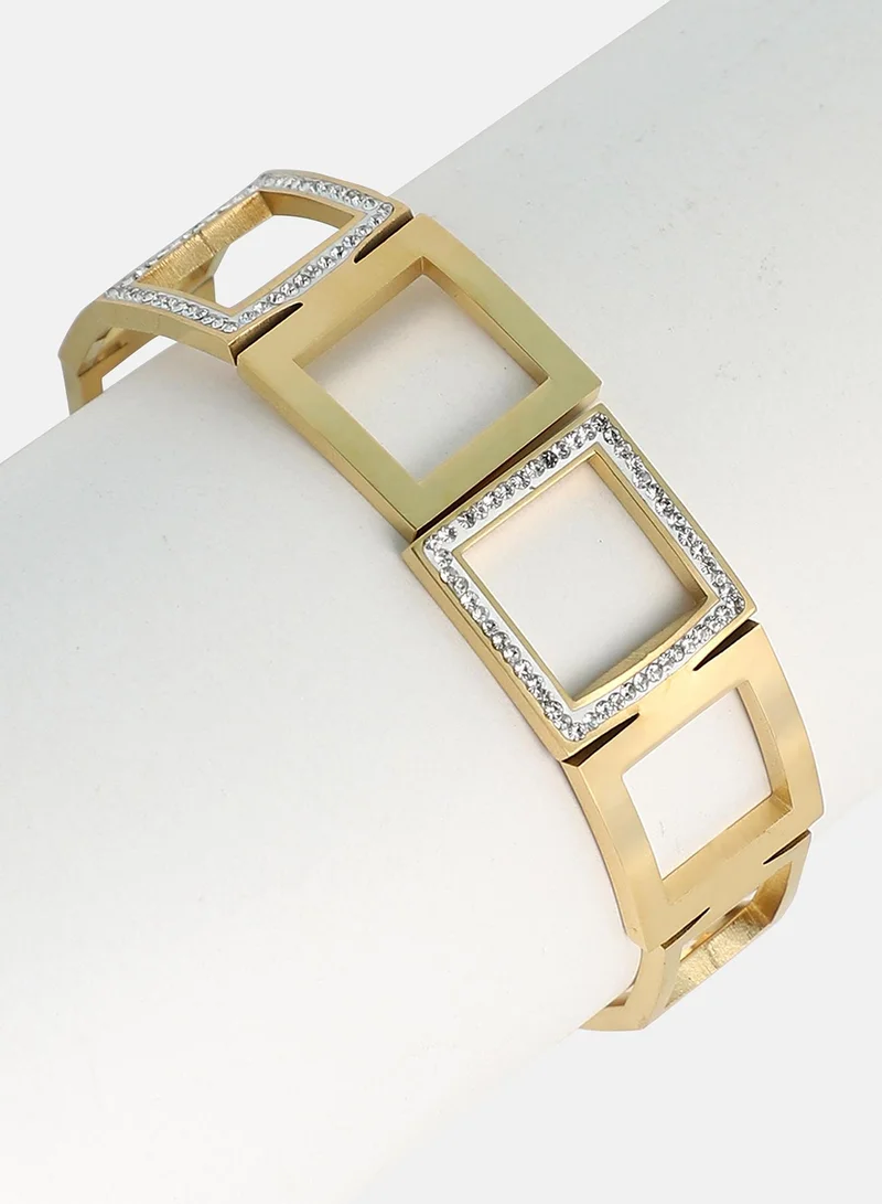 SOHI Bijou-Quad Bangle Artificial Bracelet Jewellery