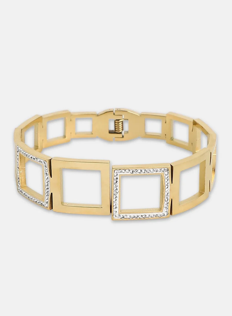 SOHI Bijou-Quad Bangle Artificial Bracelet Jewellery