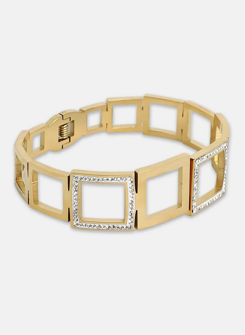 SOHI Bijou-Quad Bangle Artificial Bracelet Jewellery
