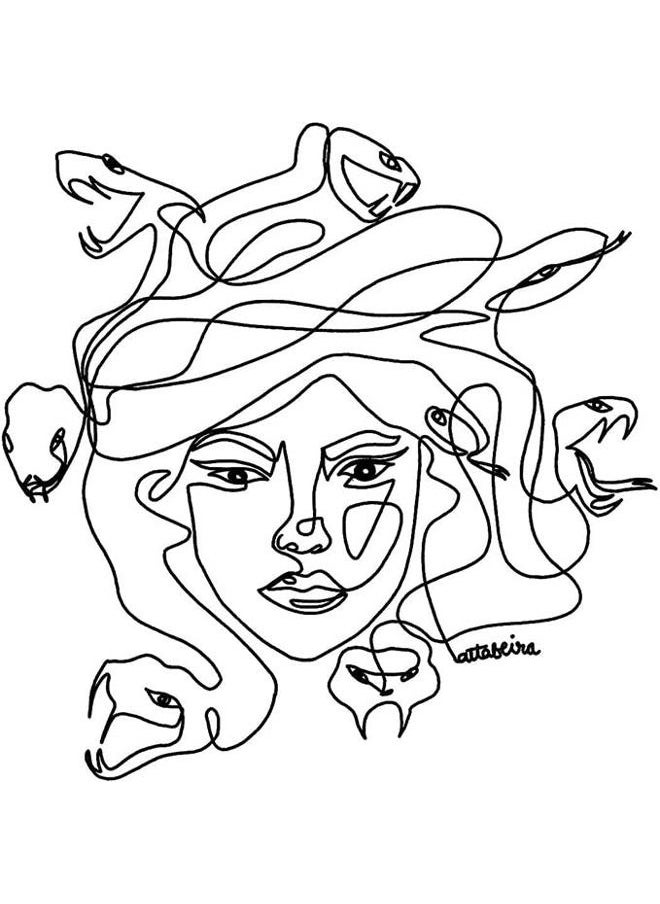 inkbox Inkbox Temporary Tattoos, Semi-Permanent Tattoo, One Premium Easy Long Lasting, Water-Resistant Temp Tattoo with For Now Ink - Lasts 1-2 Weeks, In Medusa's Eyes, 4 x 4 in  - Image 3
