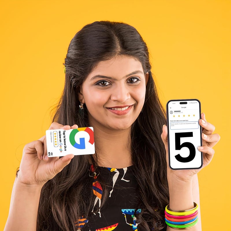 Tinydabba بطاقة مراجعة NFC - عبوة من 5 بطاقات - Image 4