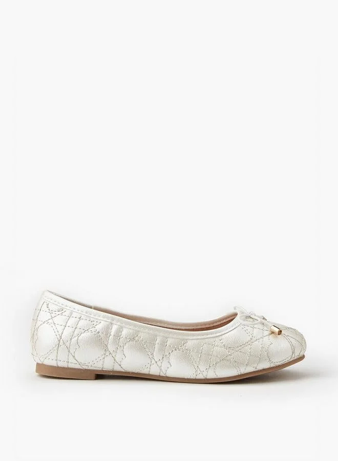 ليتل ميسي حذاء باليرينا مبطن للبنات