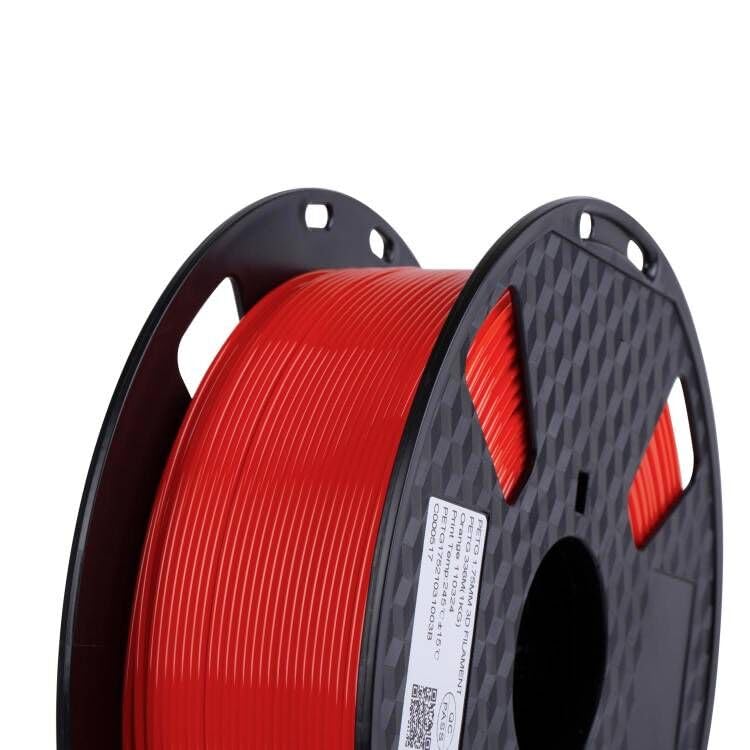Haiteng PETG Filament 1KG 1.75mm Red, 3D Printer Filament, FDM 3D Printing Materials, Tougher Than PLA - Image 3