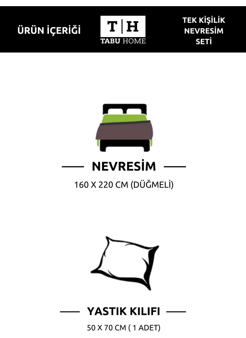 تابو هوم Doodle Black Single Duvet Cover Set