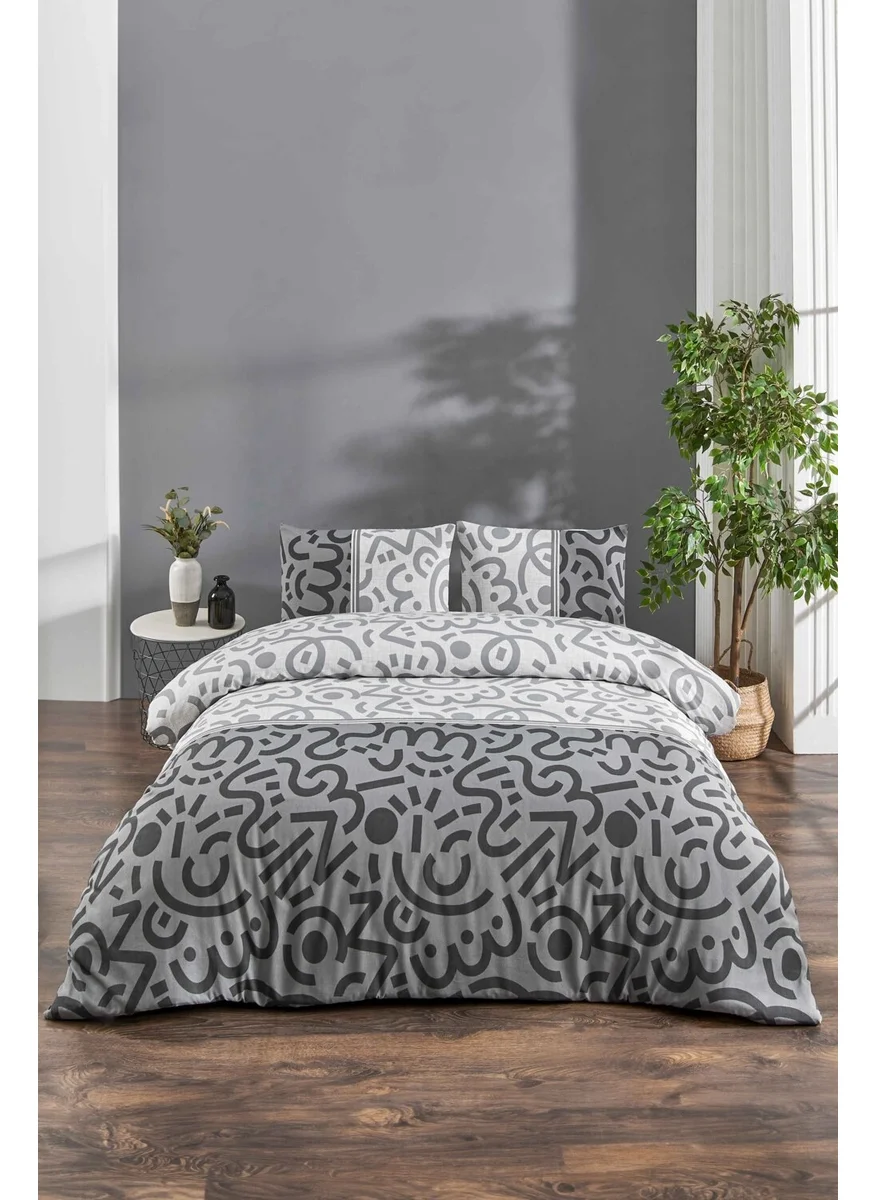 تابو هوم Doodle Black Single Duvet Cover Set