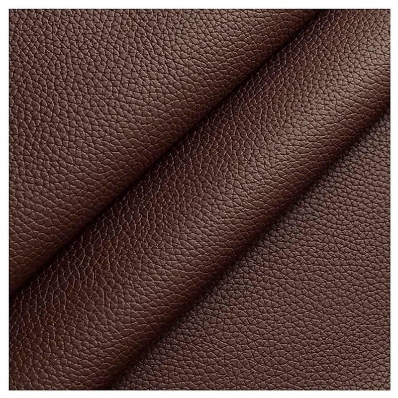 Hidak Hidak Brown Self-Adhesive Genuine Leather Repair Patch x 60cm Durable Leather Sheet for Sofa,Couch,Furniture,Car Seats and Jackets-Waterproof DIY Upholstery Repair (1)  - Image 1