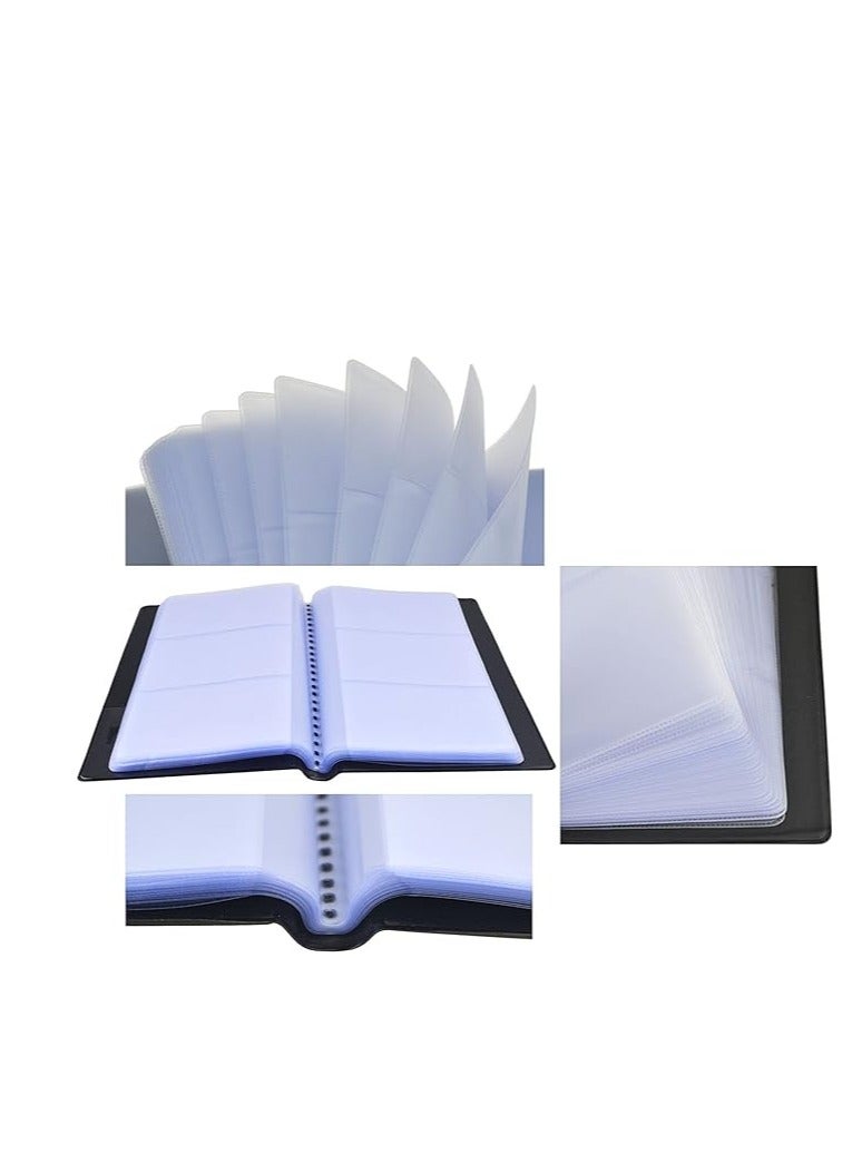 MODEST Modest Visiting Card Holder 160 Cards Capacity Black  - Image 3