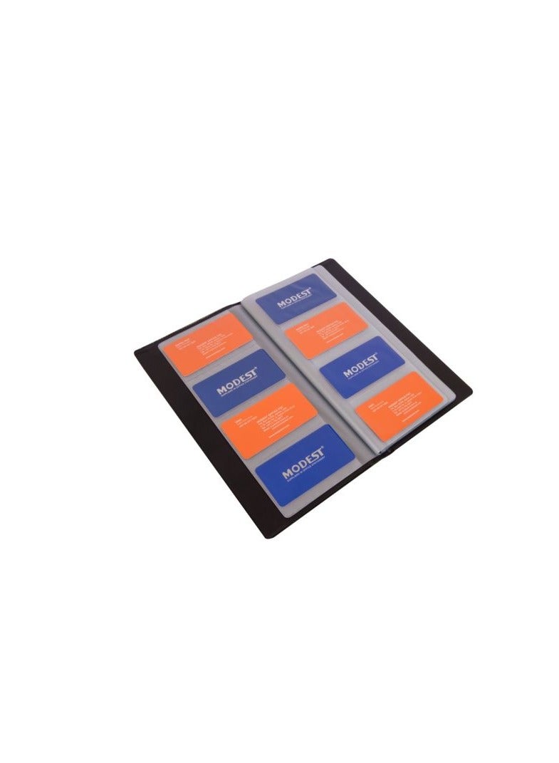 MODEST Modest Visiting Card Holder 160 Cards Capacity Black  - Image 4