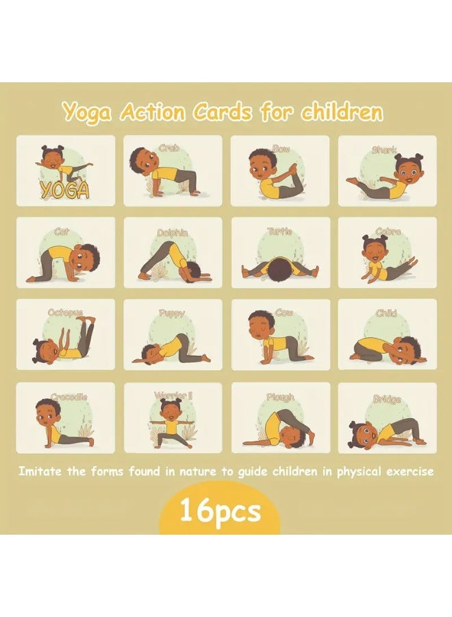 Children's Yoga Mindfulness Cards - Image 1