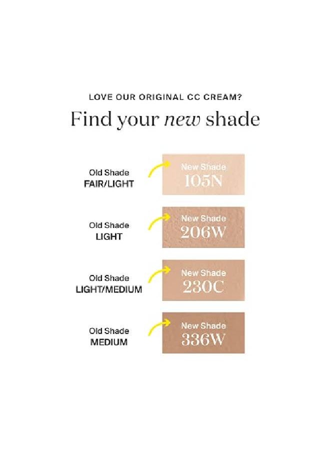 CC Screen SPF 50 PA++++ CC Cream 100% Mineral Color-Corrector & Broad Spectrum Sunscreen Tinted Moisturizer Concealer & Buildable Coverage Foundation - 1.6 fl oz