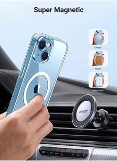 Generic Magnetic Case for Iphone 14 Plus 6.7 Inch Compatible With Magsafe Wireless Charging Anti-scratch Bumper Cover Clear Tpu  - Image 5