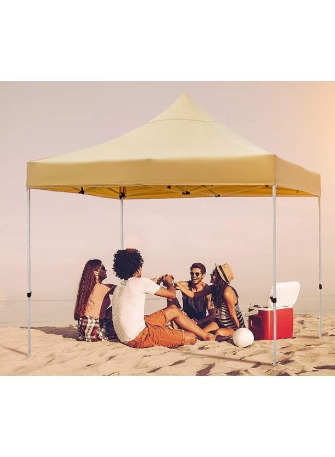 Generic Commercial Grade 3*3M Outdoor Easy Pop Up Canopy Tent with Heavy Duty Aluminum Straight Leg and 420D Waterproof Top, Portable Event Party Shade Shelter  - Image 1