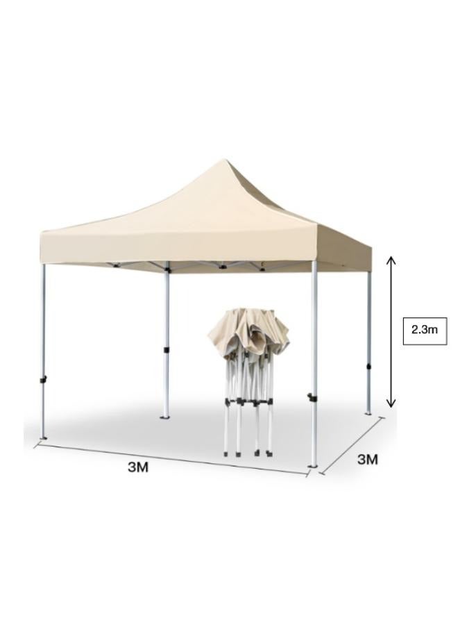 Generic Commercial Grade 3*3M Outdoor Easy Pop Up Canopy Tent with Heavy Duty Aluminum Straight Leg and 420D Waterproof Top, Portable Event Party Shade Shelter  - Image 2