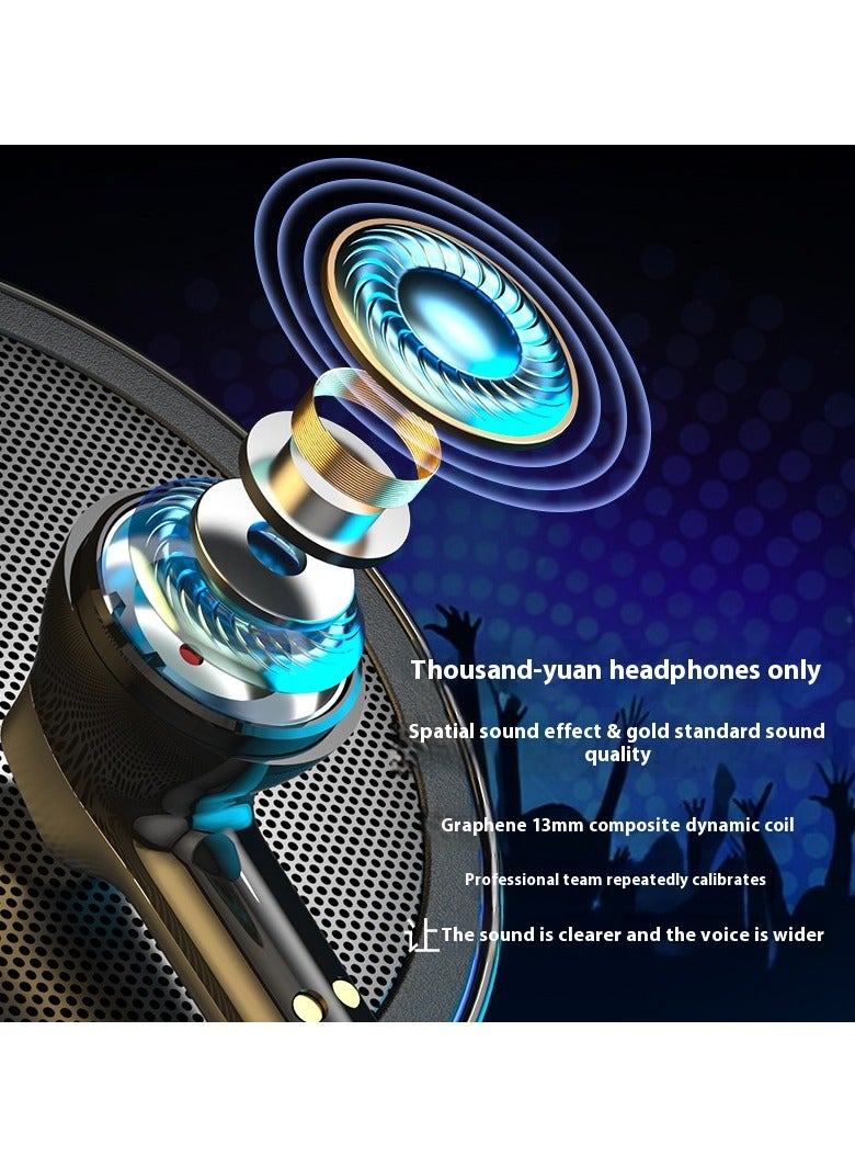 Bluetooth earphones in ear, ultra long battery life, noise reduction, gaming bass, wireless sports earphones - Image 3