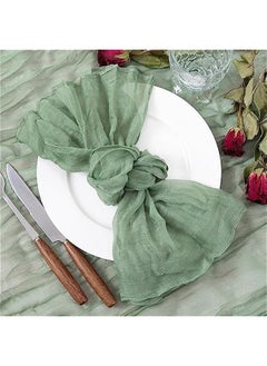 Sage Green Cheesecloth Napkins  Spring Napkins Set of 36 Boho Washable Dinner Table Napkins for Wedding Party Baby Shower Birthday Party Decor - pzsku/Z2A423CF367C4BB73A557Z/45/_/1740537156/4d01dea6-7eda-41d9-96b2-732c25e66602