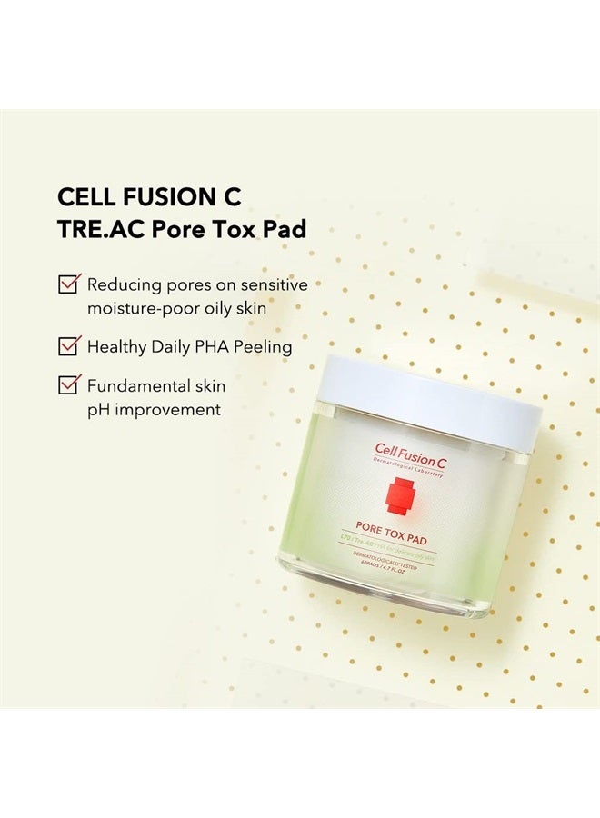 Cell Fusion C وسادة توكس المسام من CELL FUSION C Tre.AC 140 مل (60 وسادة) - Image 4