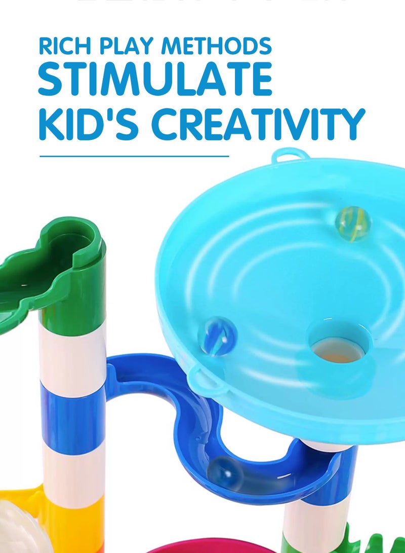 لعبة مسار المتاهة المكونة من 236 قطعة، لعبة بلوكات ثلاثية الأبعاد، لعبة تعليمية من نوع STEM، مجهزة بمصعد كهربائي، للبنين والبنات من عمر 3 سنوات فما فوق. - Image 5