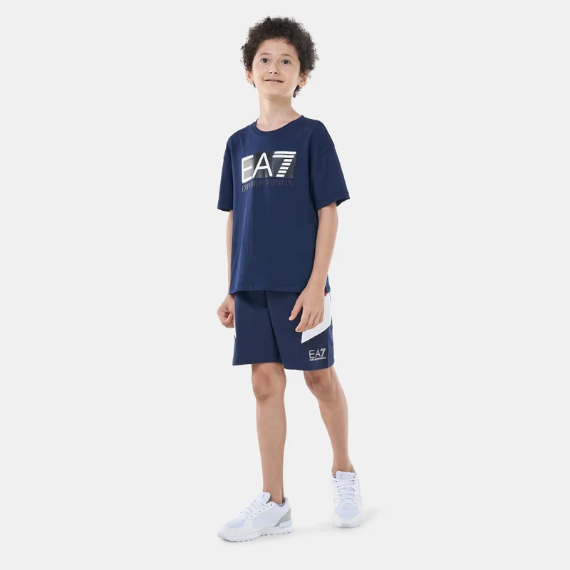 EA7 Emporio Armani Kids' Colourblock Shorts