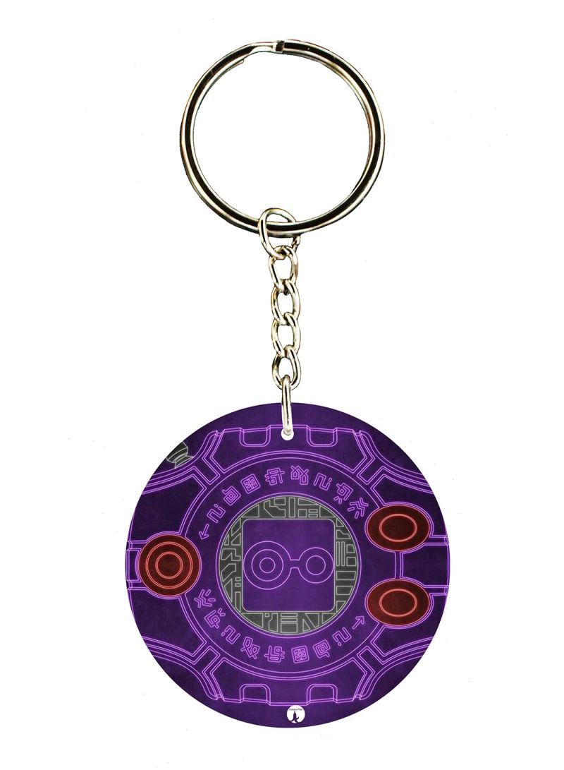 RKN Anime Digimon Double Side Printed Keychain