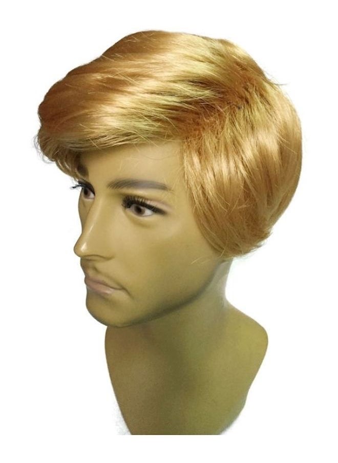 NIBEMINENT - Short Donald Trump Hair Wig Gold - Image 1