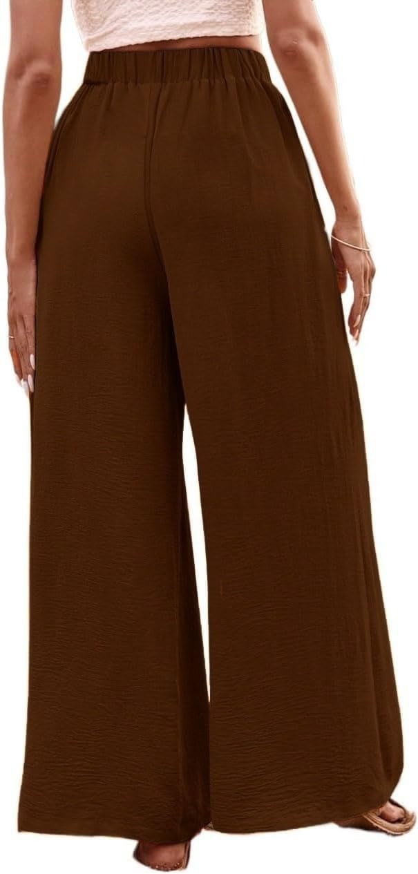 KOTTY Womens Solid Lightweight Duqqa Brown Pant (Brown,XL)-KTTWOMENSPANT700XL - Image 5