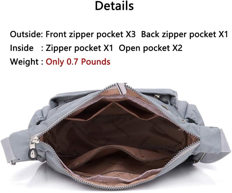 MINTEGRA Store Crossbody Bag for Women Nylon Waterproof Shoulder Purse Messenger Bag Lightweight Pocketbooks - Image 4