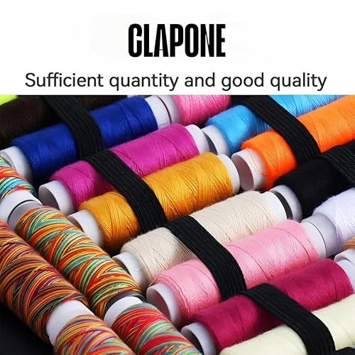 CLAPONE 88PC Sewing kit Box Tailoring Accessories Sui Dhaga Kit/Thread Box Set for Sewing Machine/Needle Threader Tool/Needles/Threads, Scissors/Buttons/Scissors/Tape/Travel/Stitching Items Box for Home - Image 2