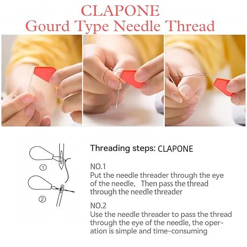 CLAPONE 88PC Sewing kit Box Tailoring Accessories Sui Dhaga Kit/Thread Box Set for Sewing Machine/Needle Threader Tool/Needles/Threads, Scissors/Buttons/Scissors/Tape/Travel/Stitching Items Box for Home - Image 4