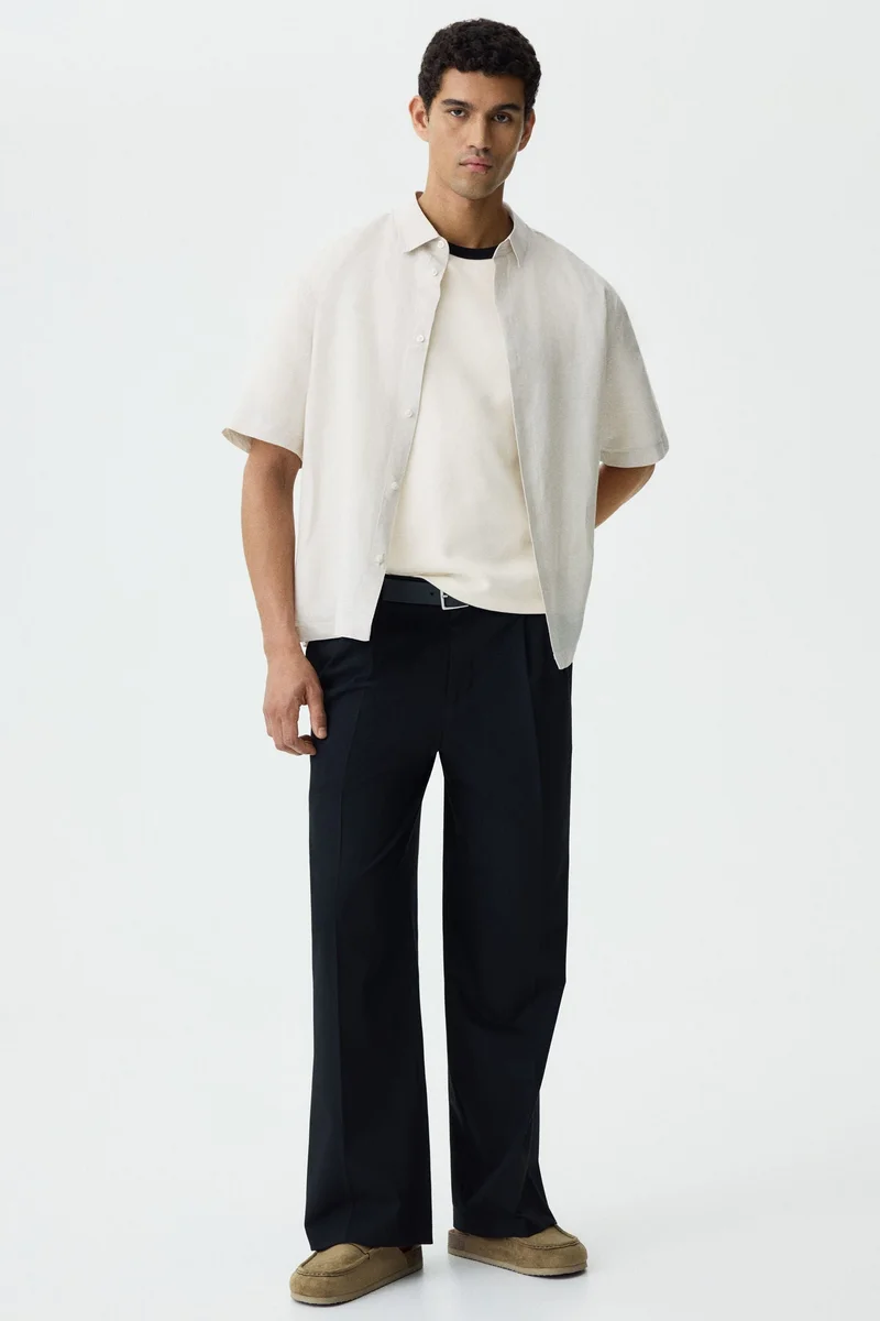 H&M  Relaxed Fit Boxy cotton T-shirt for Men | Best Price UAE
