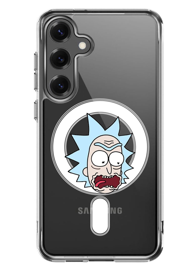 Theodor Magnetic Case for Samsung Galaxy S25 Plus 6.7-inch Compatible with MagSafe Wireless Charging, Shockproof Phone Bumper Cover Rick & Martin - Image 1