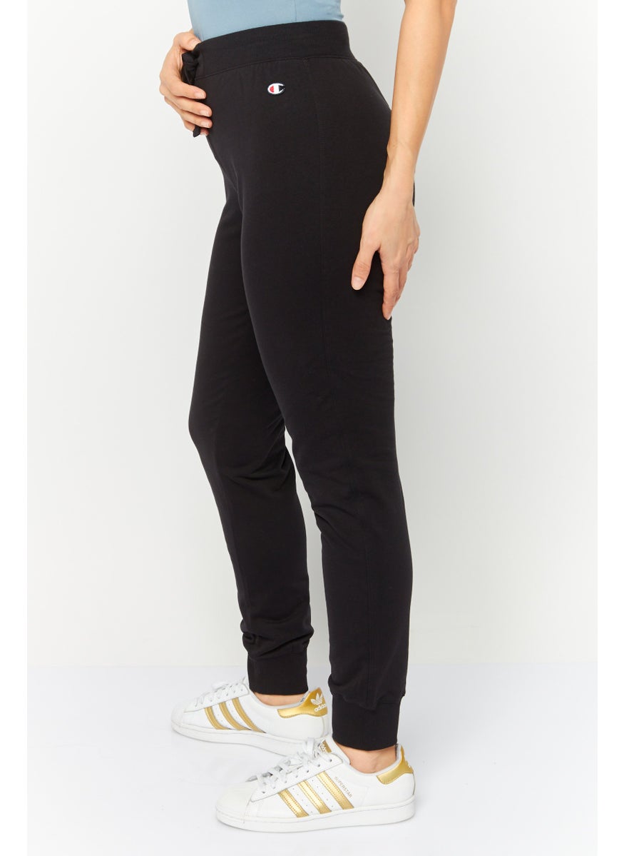 Champion Women Sportswear Fit Drawstring Outdoor Sweatpants, Black  - Image 3