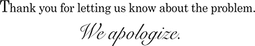 CEO Cards - Business Apology Greeting Cards (Our Sincere Apologies), 5x7 Inches, 25 Cards & 26 White Envelopes (AP1801) - Image 3