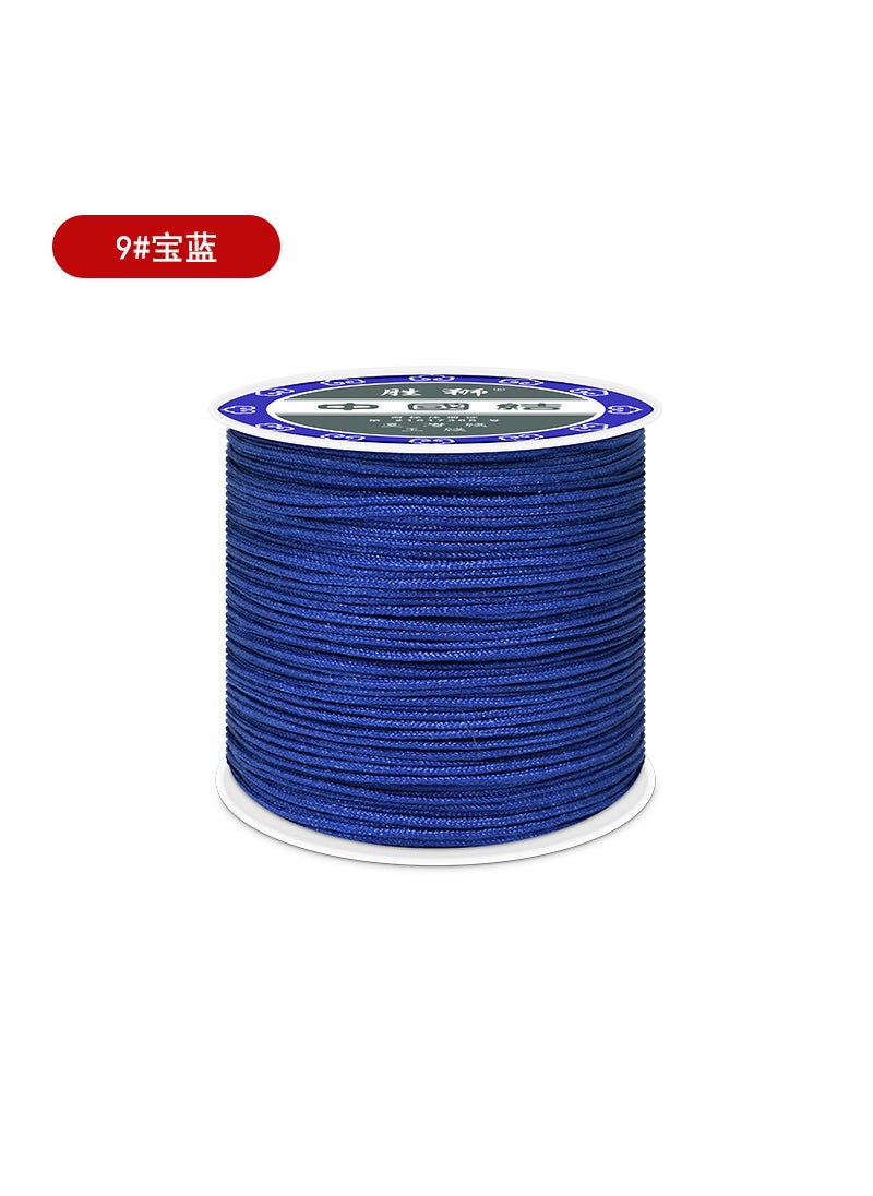 Generic - Shengshi No.72 50g Handheld Pendant Thread Knot Accessories Necklace Rope Rope Taiwan Thread 9# Blue - Image 1