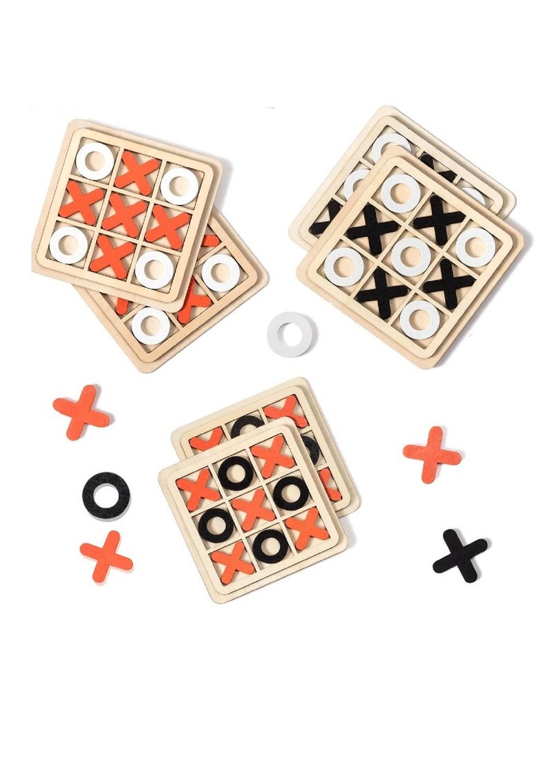 GENNEXT - Party favors for Kids, Birthday Return Gifts bulk giveaways 6 pcs tic tac toe, XO Wooden board game, pinatas and stocking kid-friendly goody bag fillers Gift Toys For Girls Boys Kids Toddlers - Image 1