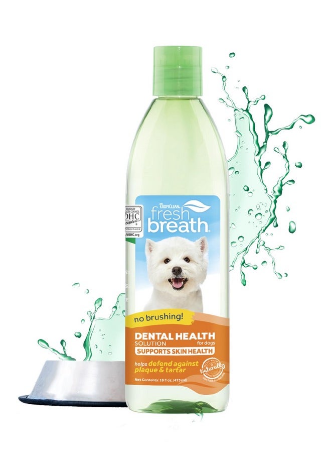 TropiClean Fresh Breath Skin And Coat Water Additive, 473 Ml  - Image 1
