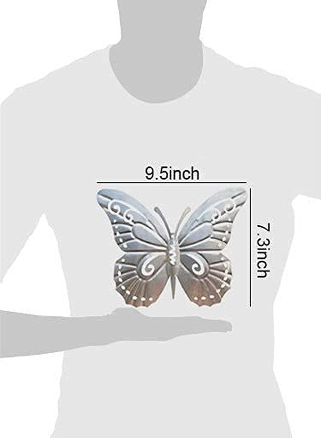 Superdream 3D Nature Inspired Metal Butterfly DIY Decorative Wall Art Trio Hang Indoors or Outdoors - Image 5
