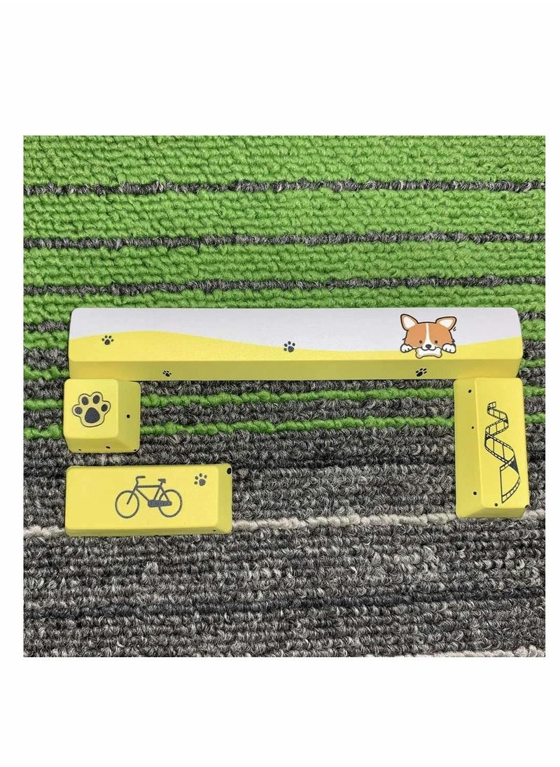 Y&D - Keycaps Mechanical Keyboard, Little Yellow Dog Pattern Caps with Space Key Cap, ESC Enter Numpad Cap for Keyboard Universal Gift - Image 1