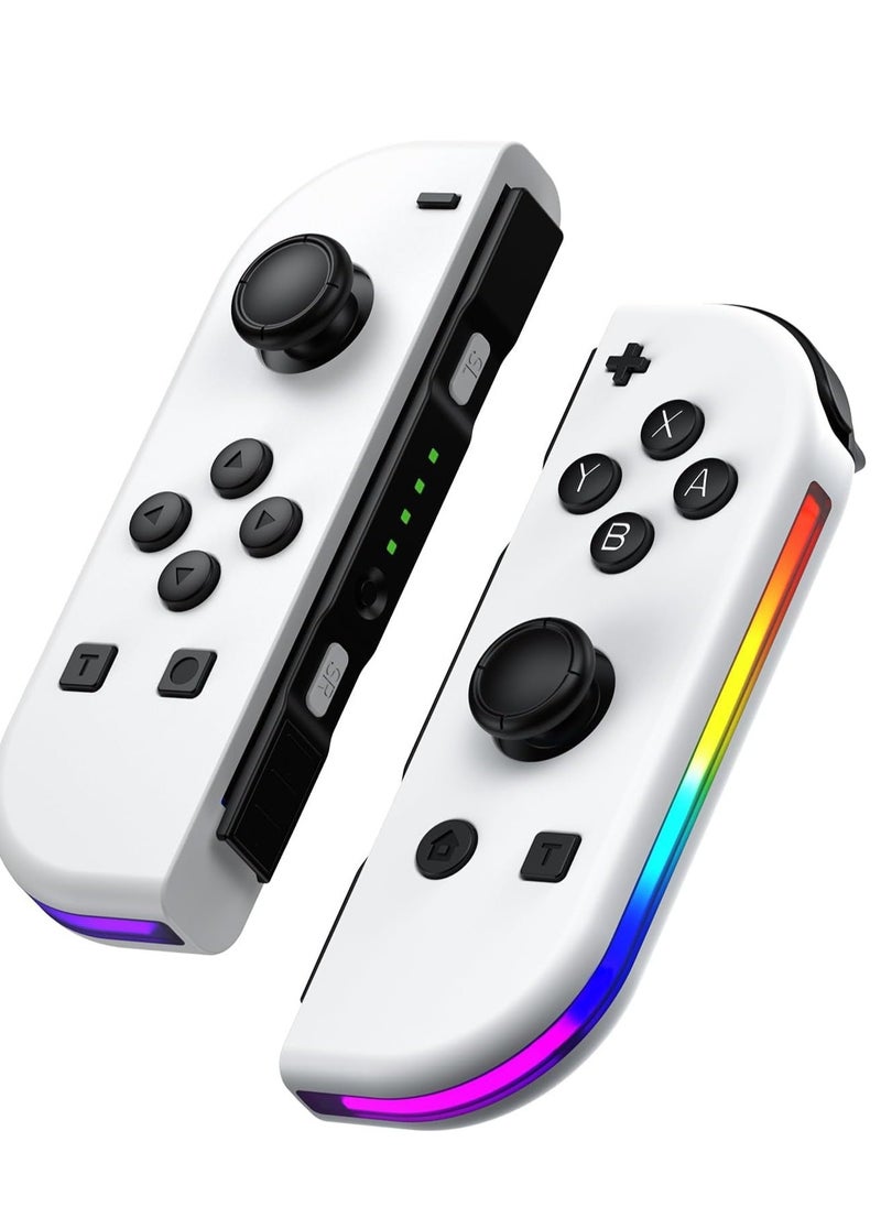 Generic Controllers for Nintendo Switch, Replacement for Switch Controller with RGB LED, Adjustable Turbo & Vibration, Motion Control,Wake-Up/Screenshot  - Image 1