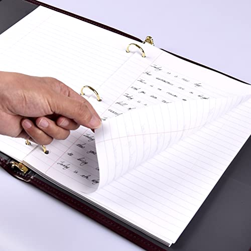 KAISA Filler Paper Loose Leaf Paper, Wide Ruled Paper, 8"x10-1/2", 3-Hole Punched Binder Paper For 3-Ring Binders,150 Sheets/pack 3Pack, F15001W - Image 5