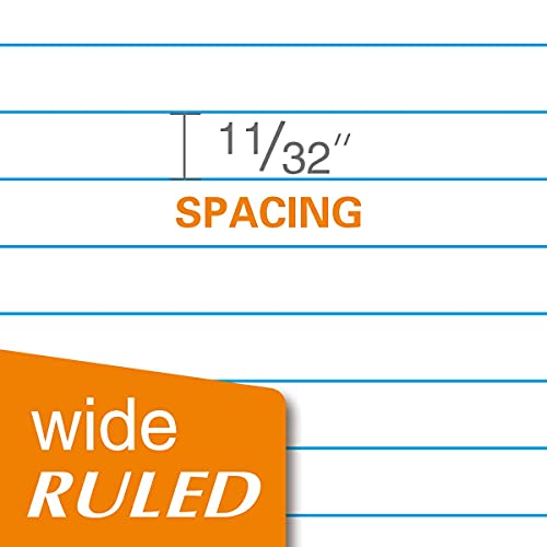 KAISA Filler Paper Loose Leaf Paper, Wide Ruled Paper, 8"x10-1/2", 3-Hole Punched Binder Paper For 3-Ring Binders,150 Sheets/pack 3Pack, F15001W - Image 3