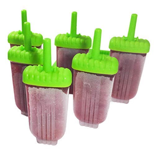 Fariox Plastic Reusable Popsicle Molds Ice Pop Makers Ice Pop Molds Kulfi Maker Mould Candy Maker Plastic Popsicle Mold Kids Ice Cream Tray Holder Set of 6 - Image 4