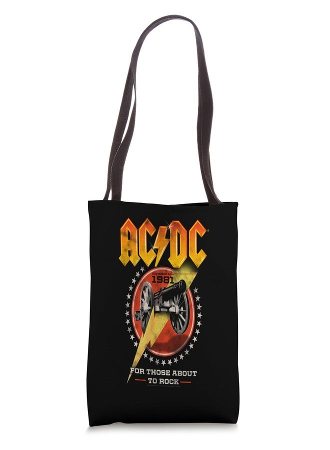 أي سي دي سي حقيبة تسوق رسمية لموسيقى فرقة الروك AC/DC لعام 1981، مخصصة لعشاق الروك. - Image 1