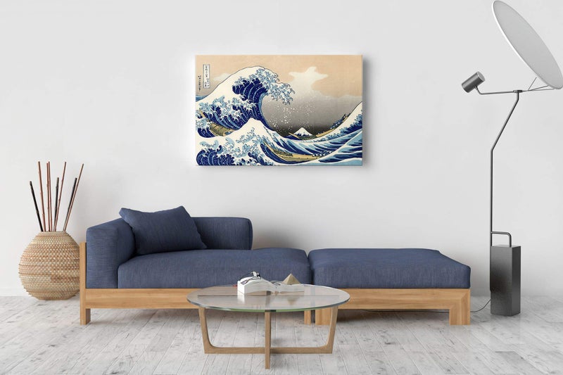JAPO ART The Great Wave Off Kanagawa Japanese Wall Art Poster Paintings for Wall Decorations Katsushika Hokusai Print Ocean Wave Poster Paintings Home Office Decoration 36x24Inch - Image 5