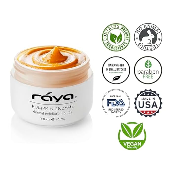 Raya Pumpkin Enzyme Facial Puree (127) | Gentle and Exfoliating Treatment for All Skin | Reduces Fine Lines and Minimizes Pore Size - Image 5
