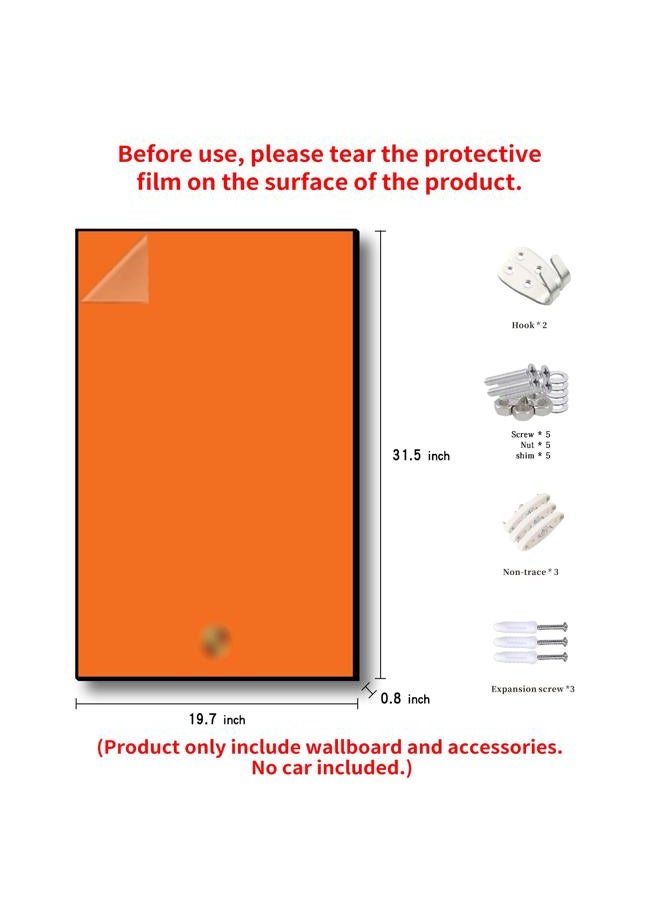 iLuane Display Wallboard for Lego 42056 Porsche 911 GT3 RS, Collectibles Display Wallboard for Building Blocks, Gifts for Lego Lovers (Only Display Wallboard) - Image 5