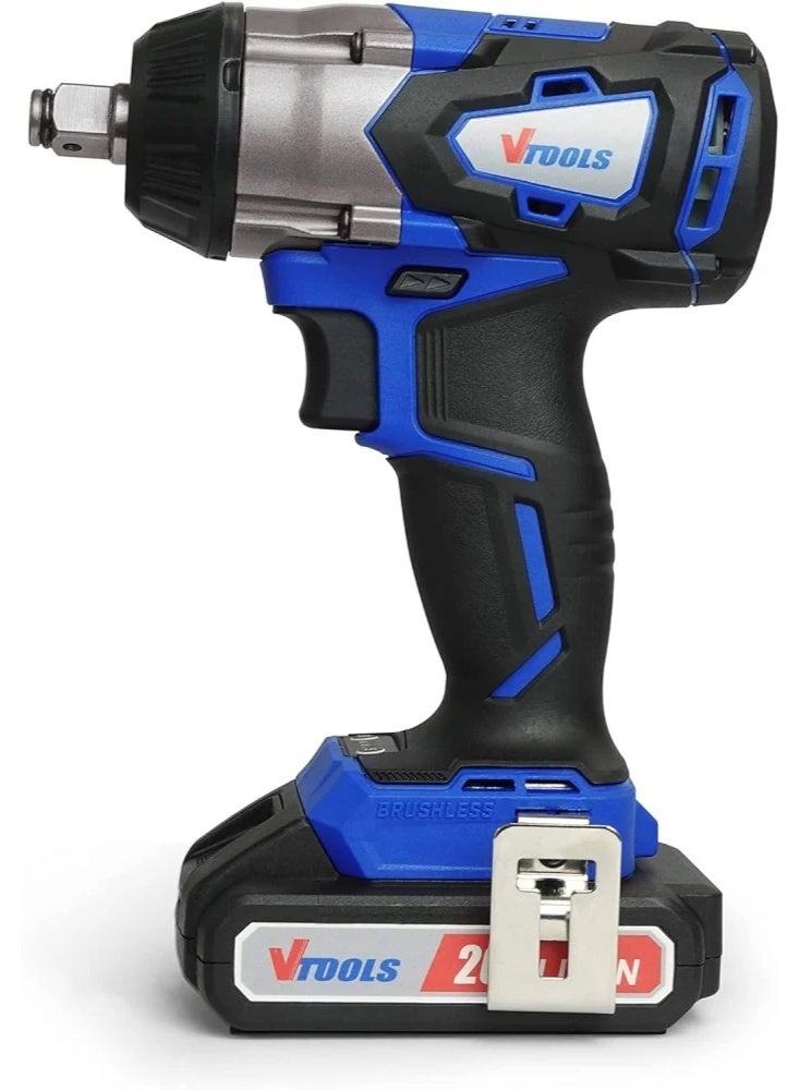 في تولز دريل كفرات بطارية 1/2" Vtools 20v - Image 1