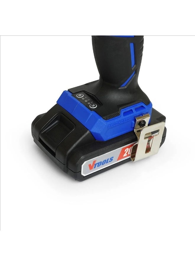 في تولز دريل كفرات بطارية 1/2" Vtools 20v - Image 3