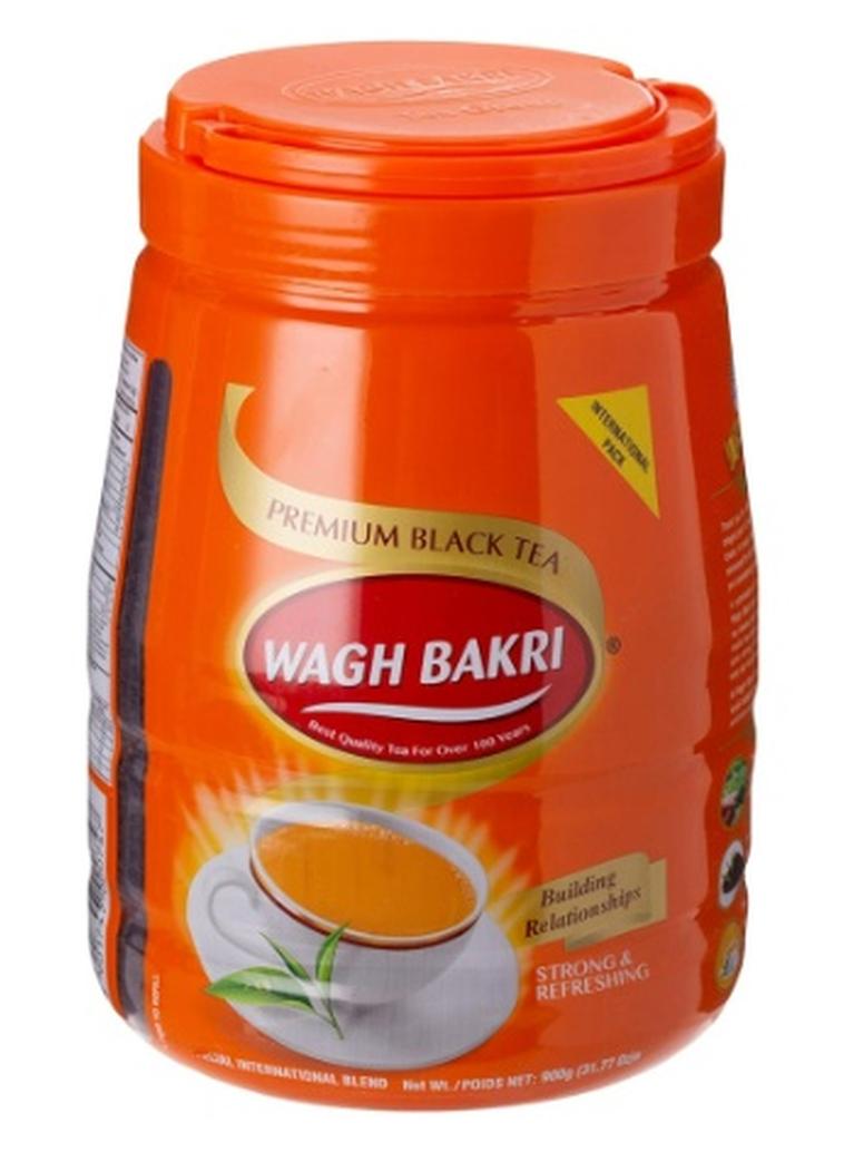 WAGH BAKRI Premium Leaf Tea Pet Jar 900 GM - Image 1