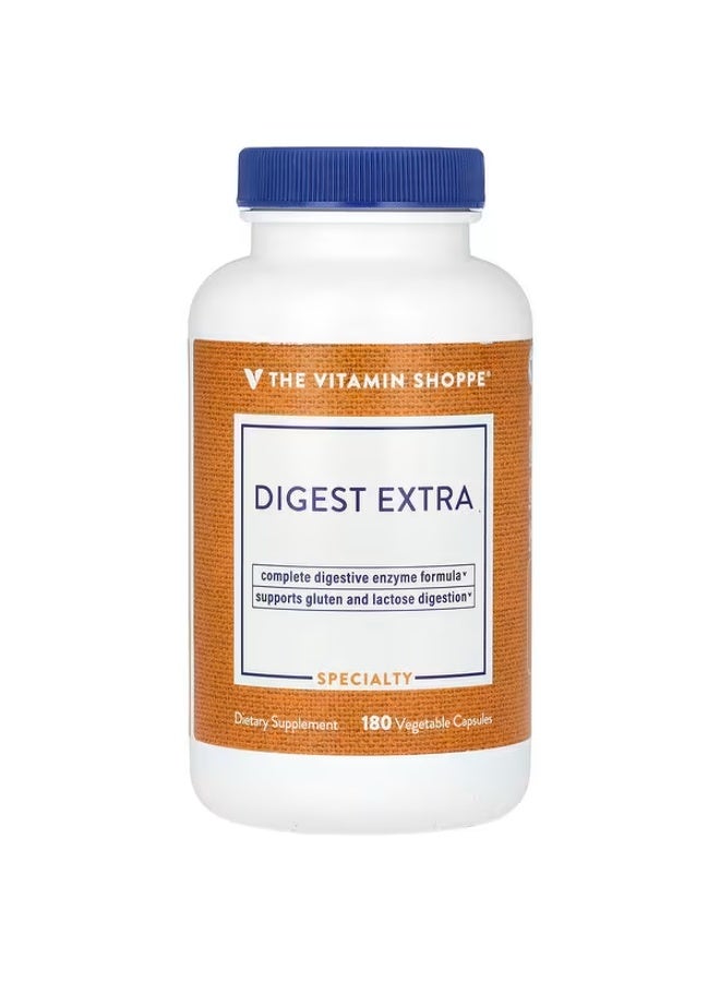The Vitamin Shoppe, Digest Extra, 180 Vegetable Capsules